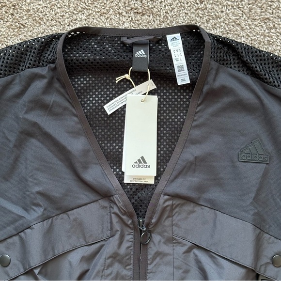 CITY ESCAPE PREMIUM VEST JACKET MENS MEDIUM MESH FULL ZIP V NECK WATER REPELLENT - Picture 3 of 5